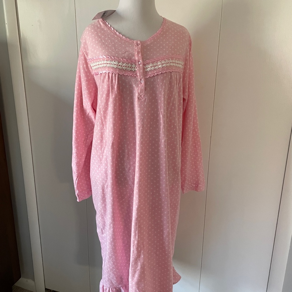 New soft midi nightgown size M pink